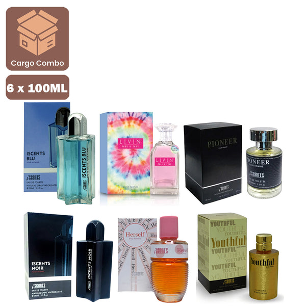 Popular Women Perfumes 100ml × 6 Pcs (PR-64)