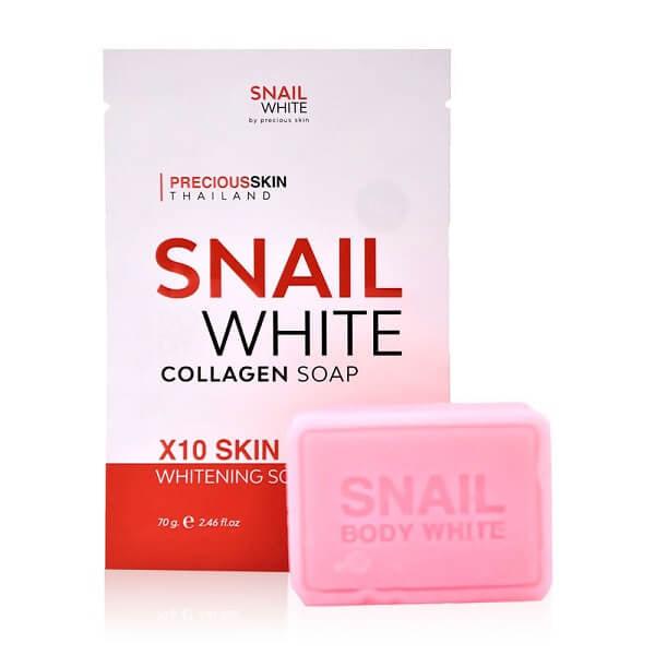 Precious Skin Snail White Collagen Soap 70g - Pinoyhyper