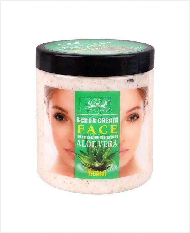 Pretty Cowry Aloe vera Face Scrub Cream - 200ml - Pinoyhyper