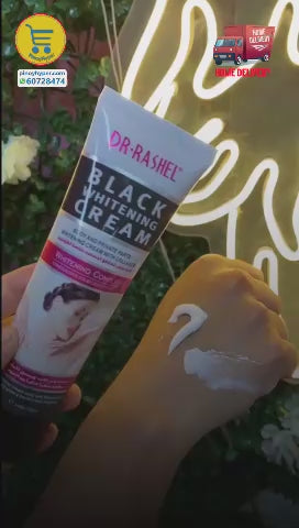 Dr.Rashel Black Whitening With Collagen Cream - 100g