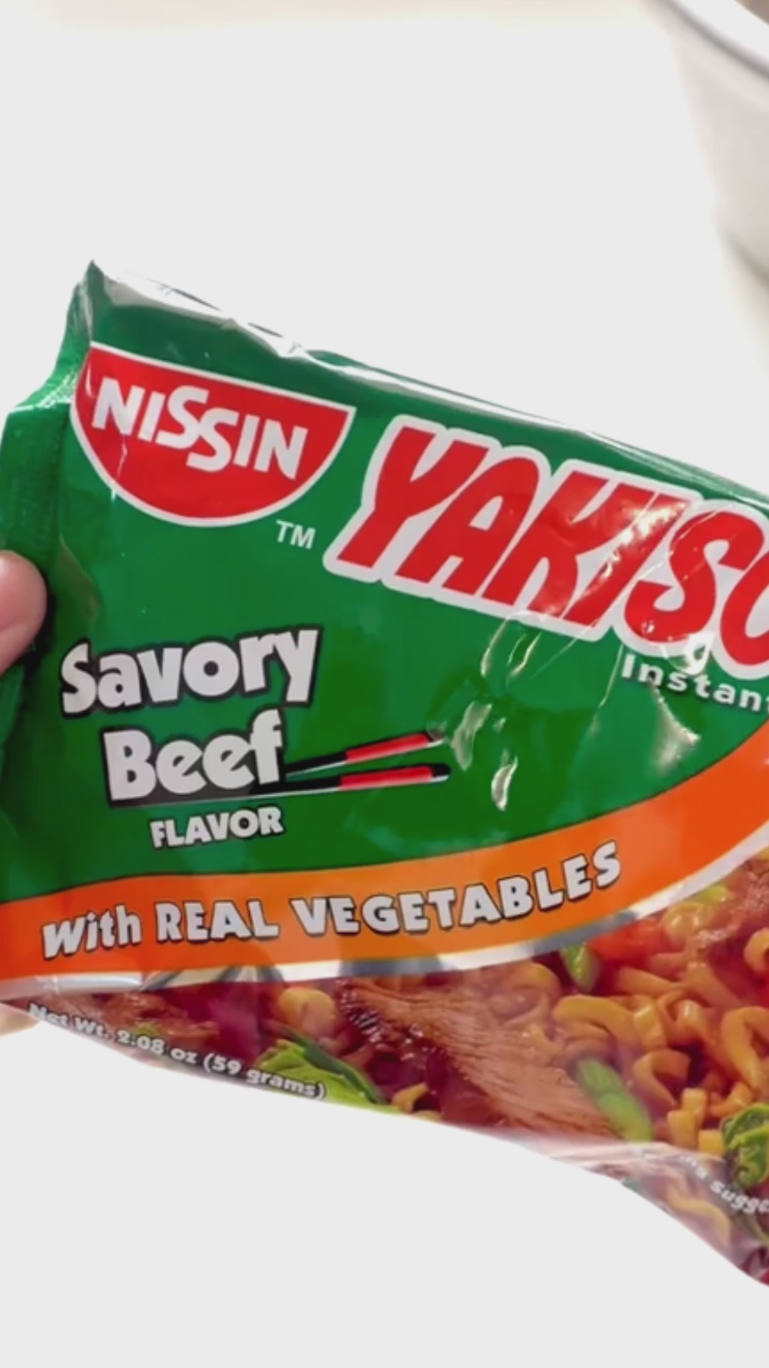 Nissin Yakisoba Savory Beef Instant Pancit 59gm