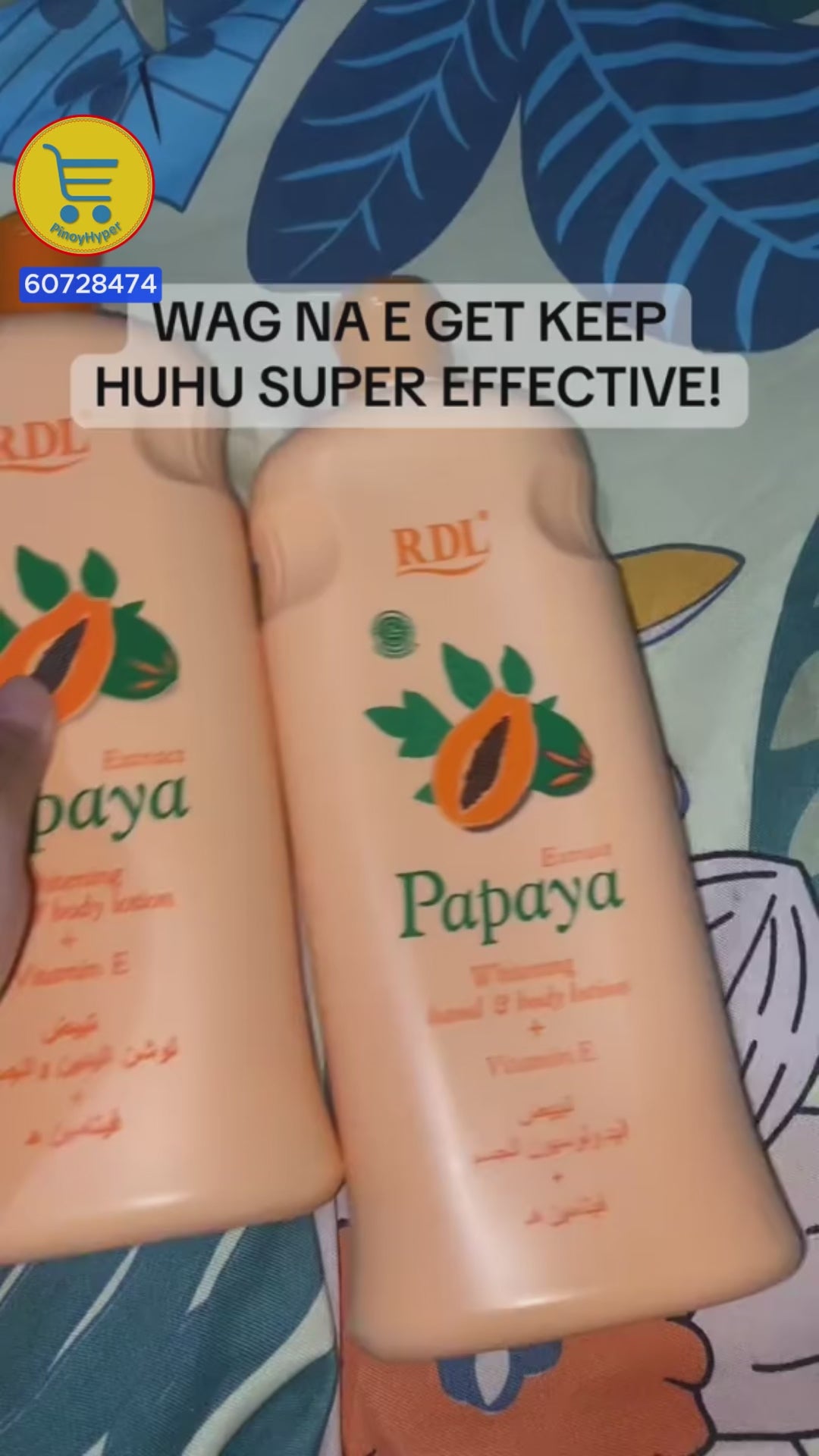 RDL Papaya Whitening Body Lotion + Vitamin E - 600ml