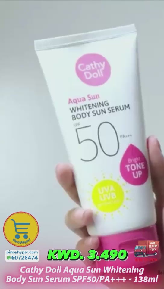 Cathy Doll Aqua Sun Brightening Body Sun Serum SPF50+++ - 138ml