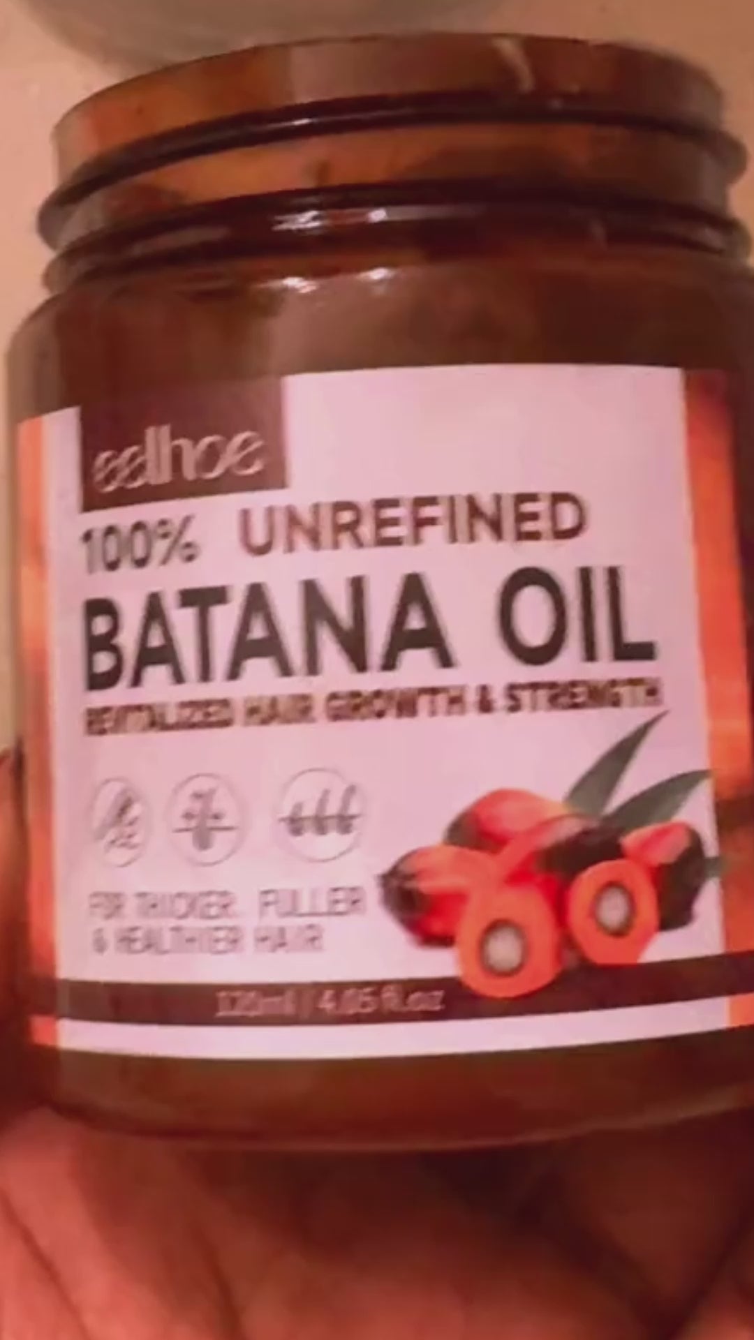 Eelhoe Batana Oil For Revitalized Hair Growth & Strength - 120ml