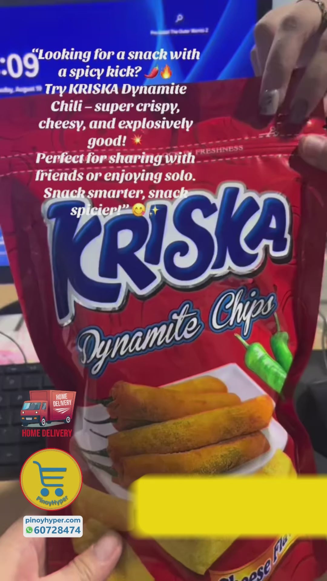 Kriska Dynamite Chips Cheese Flavor - 100g