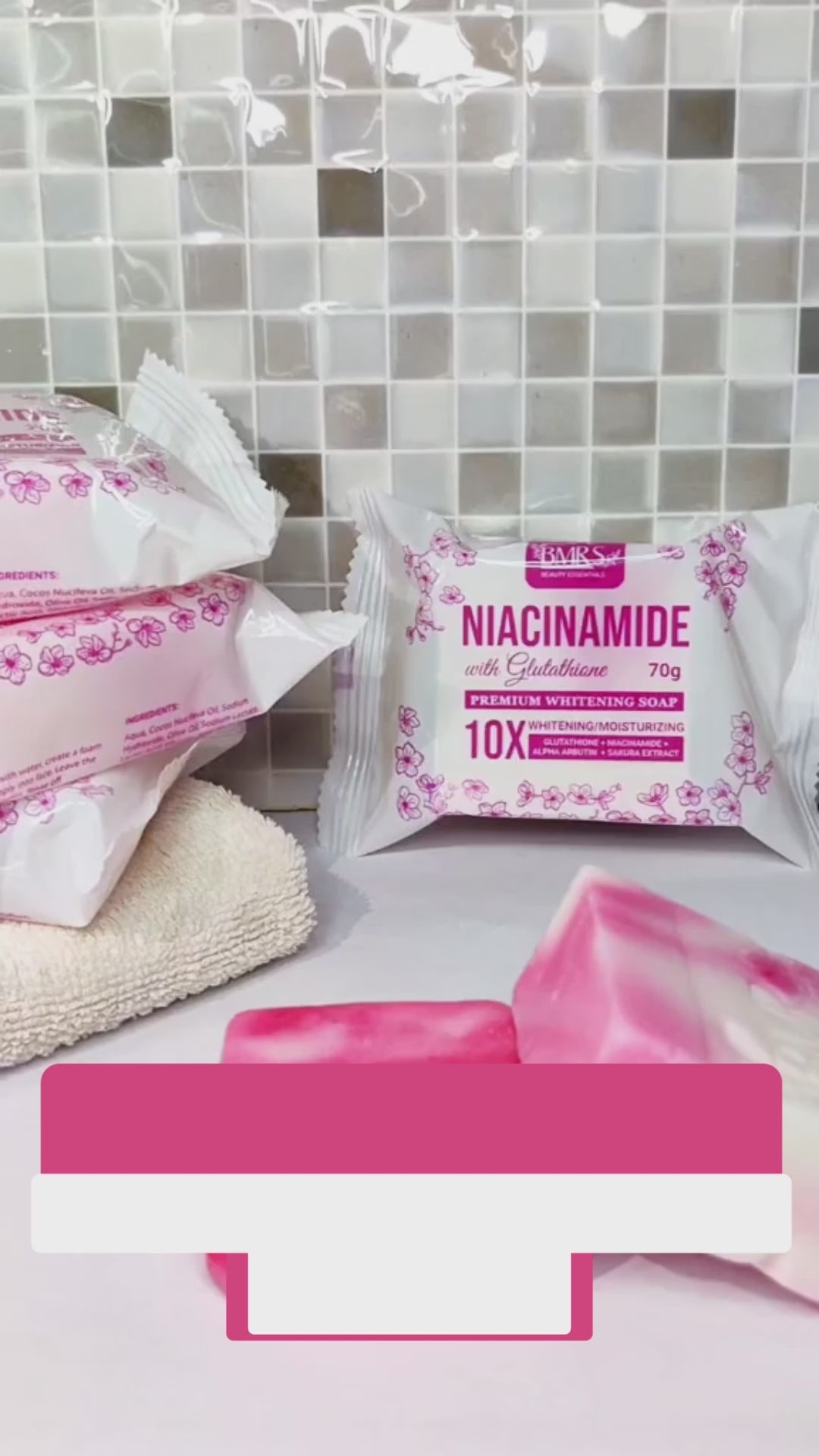bmrs niacinamide with glutathione soap Best i tried ! #fyp #bmrsniacinamidesoap #bmrsniacinamidewithglutathione #bmrssoap #niacinamidewithglutathione #bmrsniacinamidesoapwithglutathione #bmrsbeautyessentials Skin so good, it's