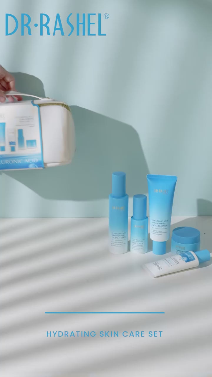 Dr.Rashel Hyaluronic Acid Ultra Hydrating Skin Care Set with Bag