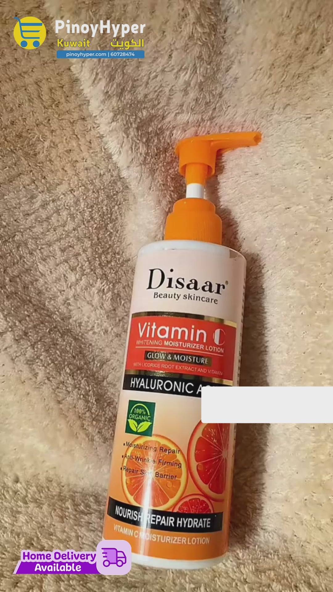 Disaar Vitamin C Glow & Moisture Body Lotion - 230g