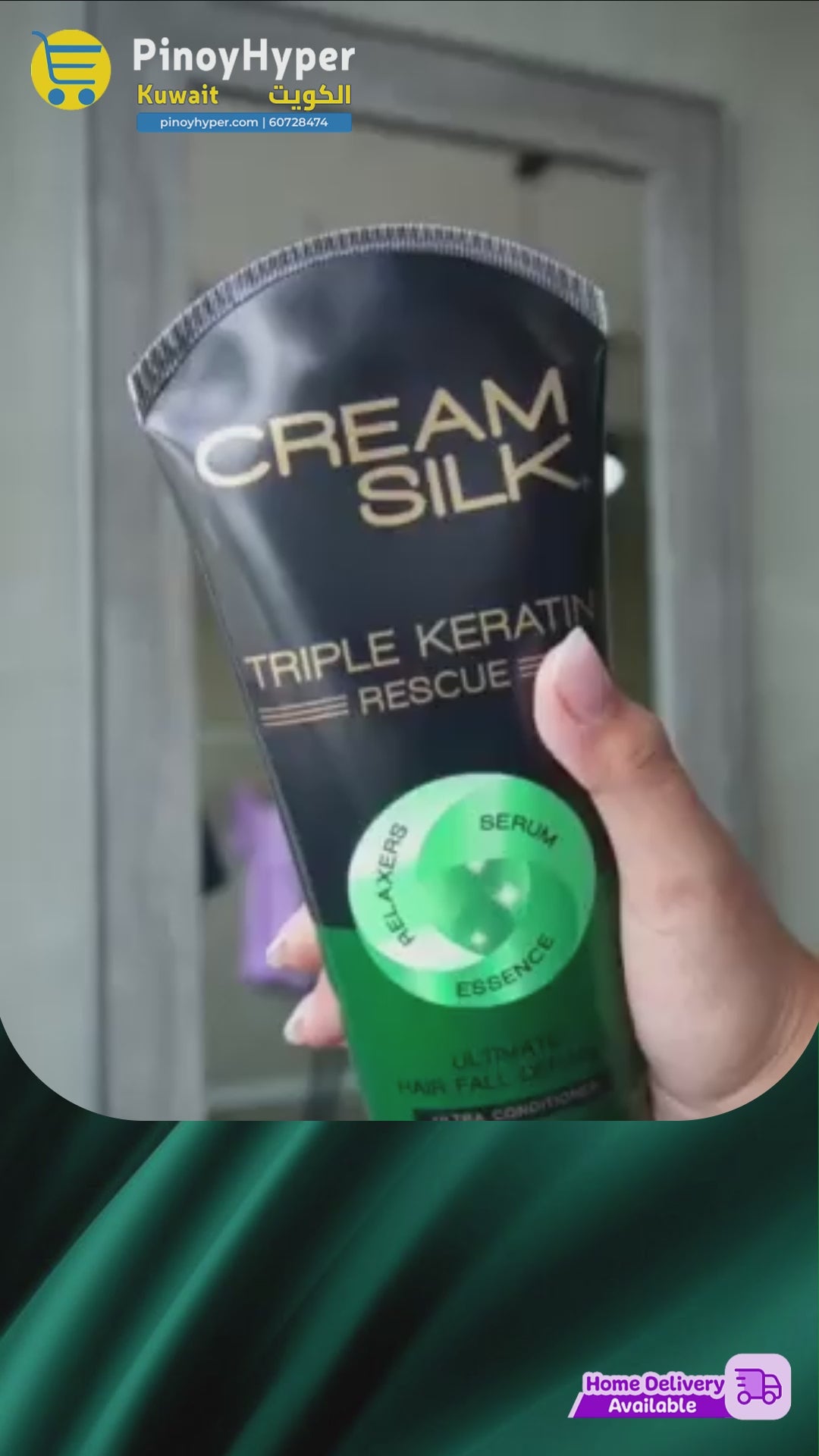 Cream Silk Triple Keratin Rescue Hair Fall Defiance Ultra Conditioner - 340ml