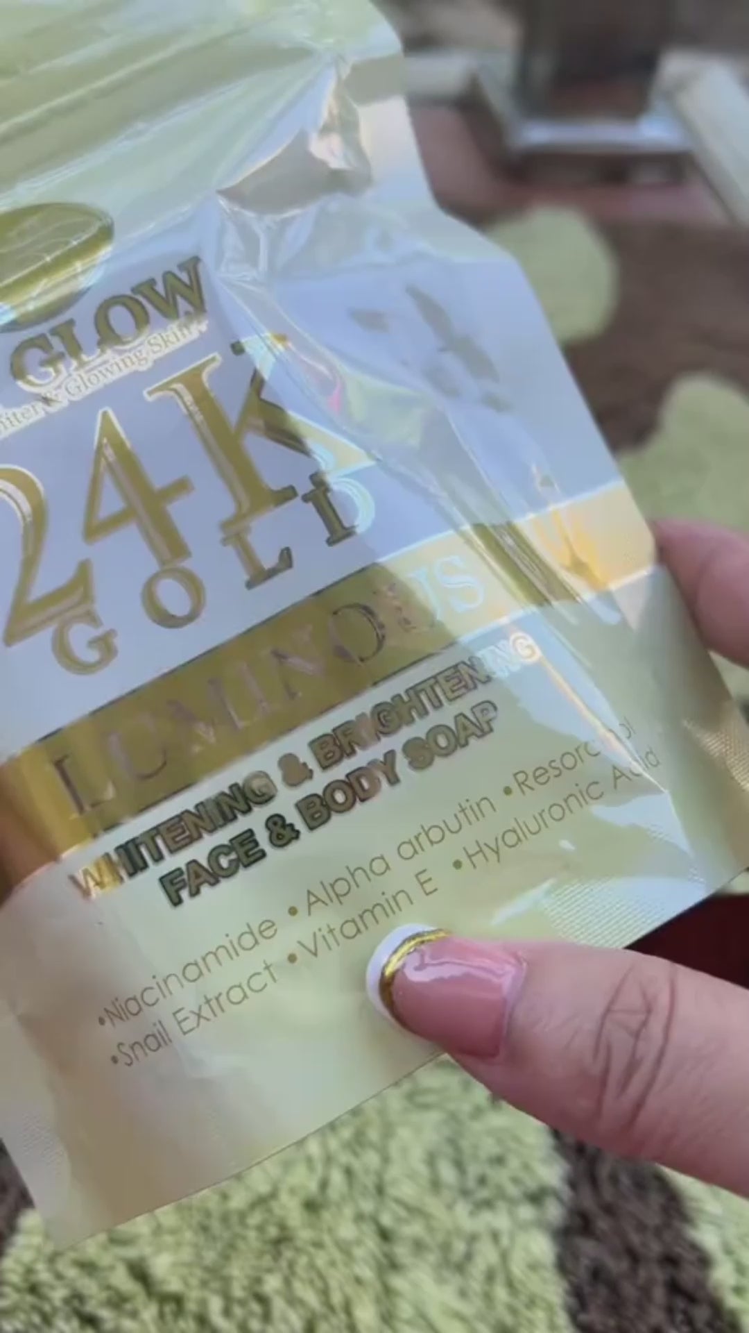 SY 24K Gold Luminous Brightening Soap - 125g