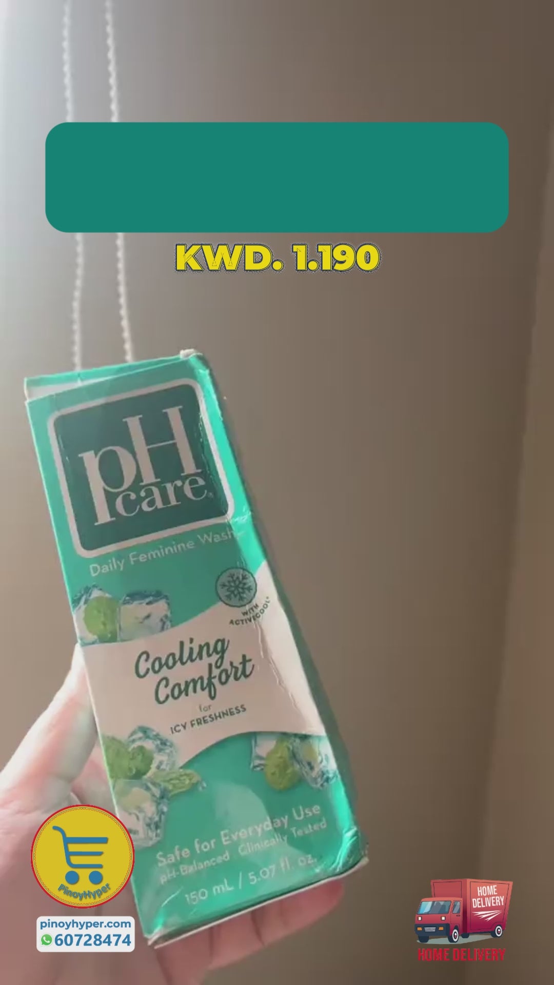 pH Care Daily Feminine Wash Cooling Comfort -150mL