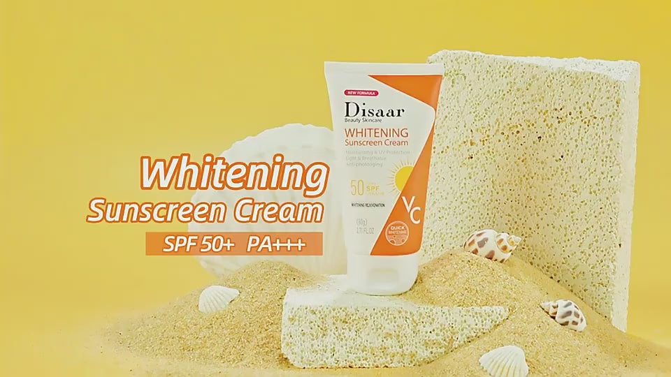 Disaar Nicotinamide & Vitamin C Brightening Sunscreen Cream SPF50 PA+++ - 80g