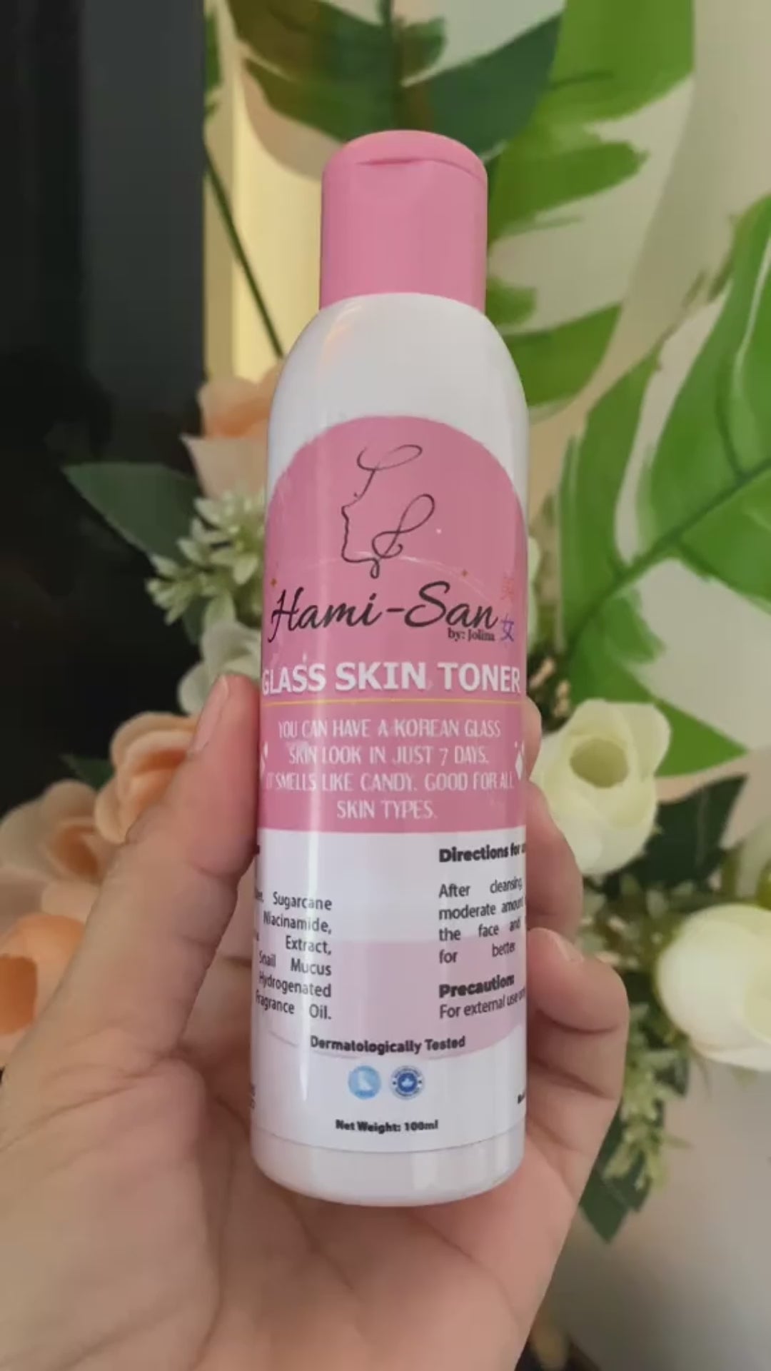 Hami-San Glass Skin Toner - 100ml