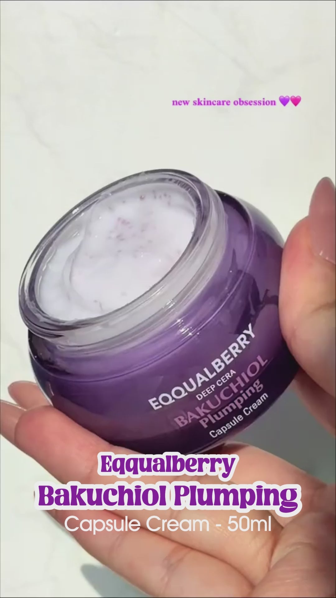 Eqqualberry Bakuchiol Plumping Capsule Cream - 50ml