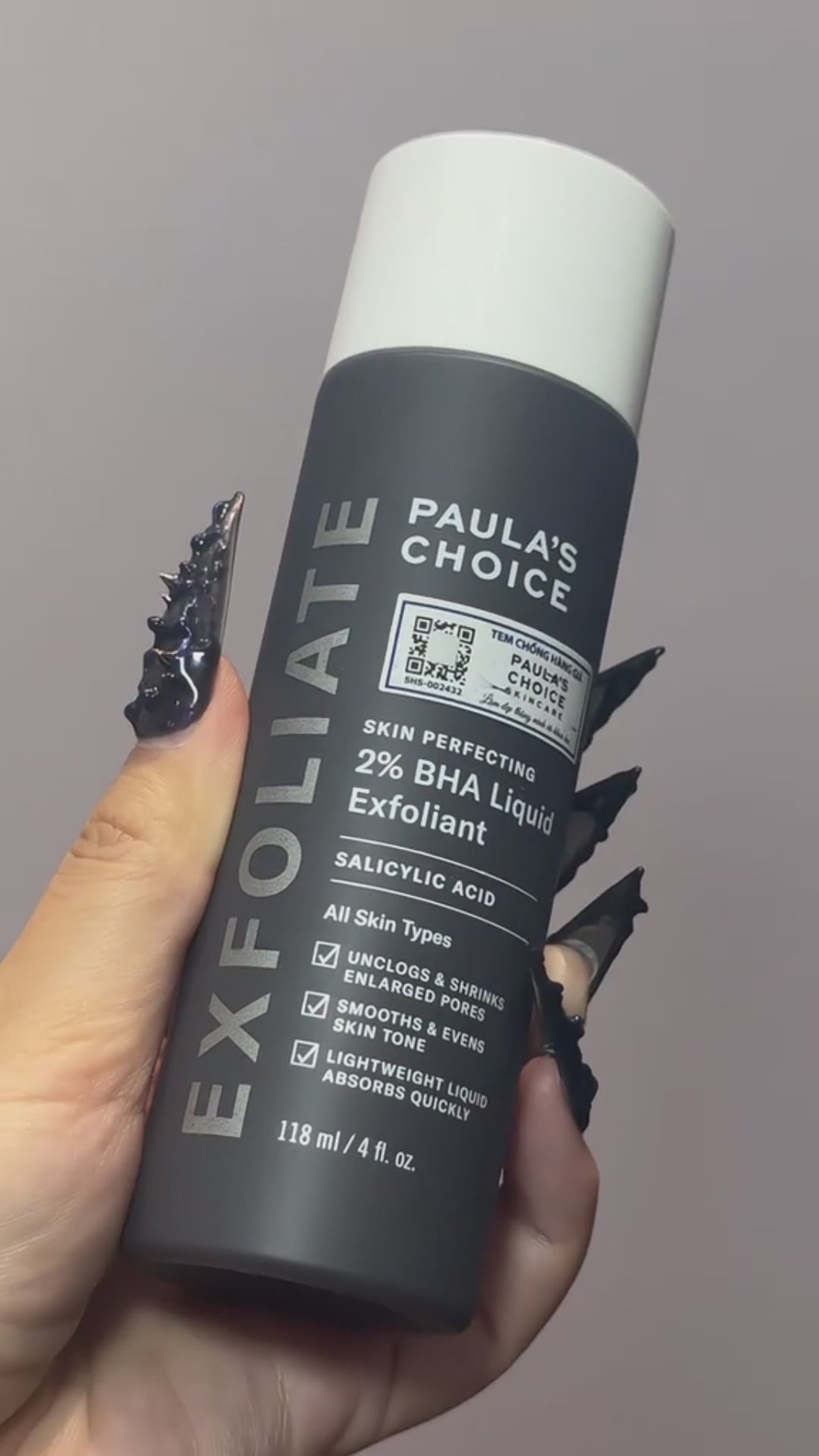 مقشر سائل للبشرة من Paula's Choice يحتوي على 2% من حمض بيتا هيدروكسي - 118 مل