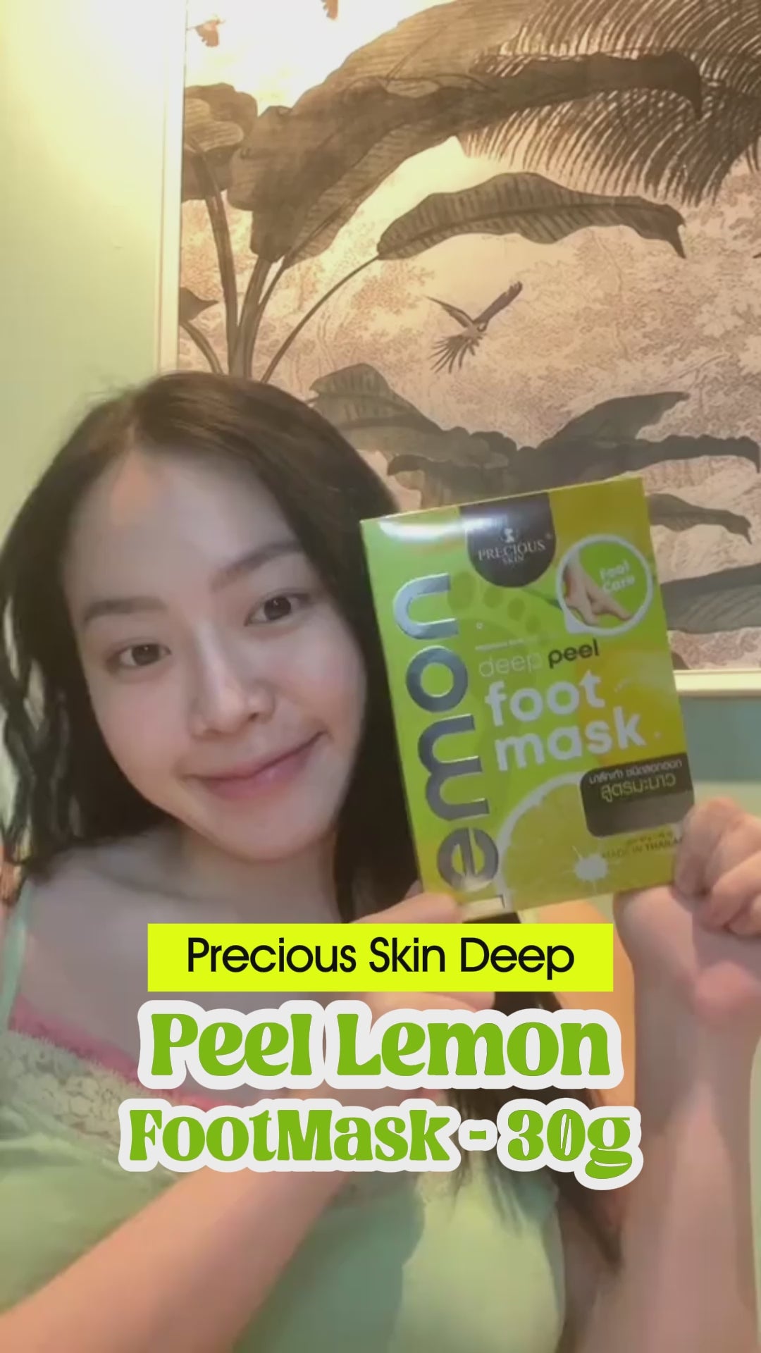 Precious Skin Deep Peel Lemon Foot Mask - 30g