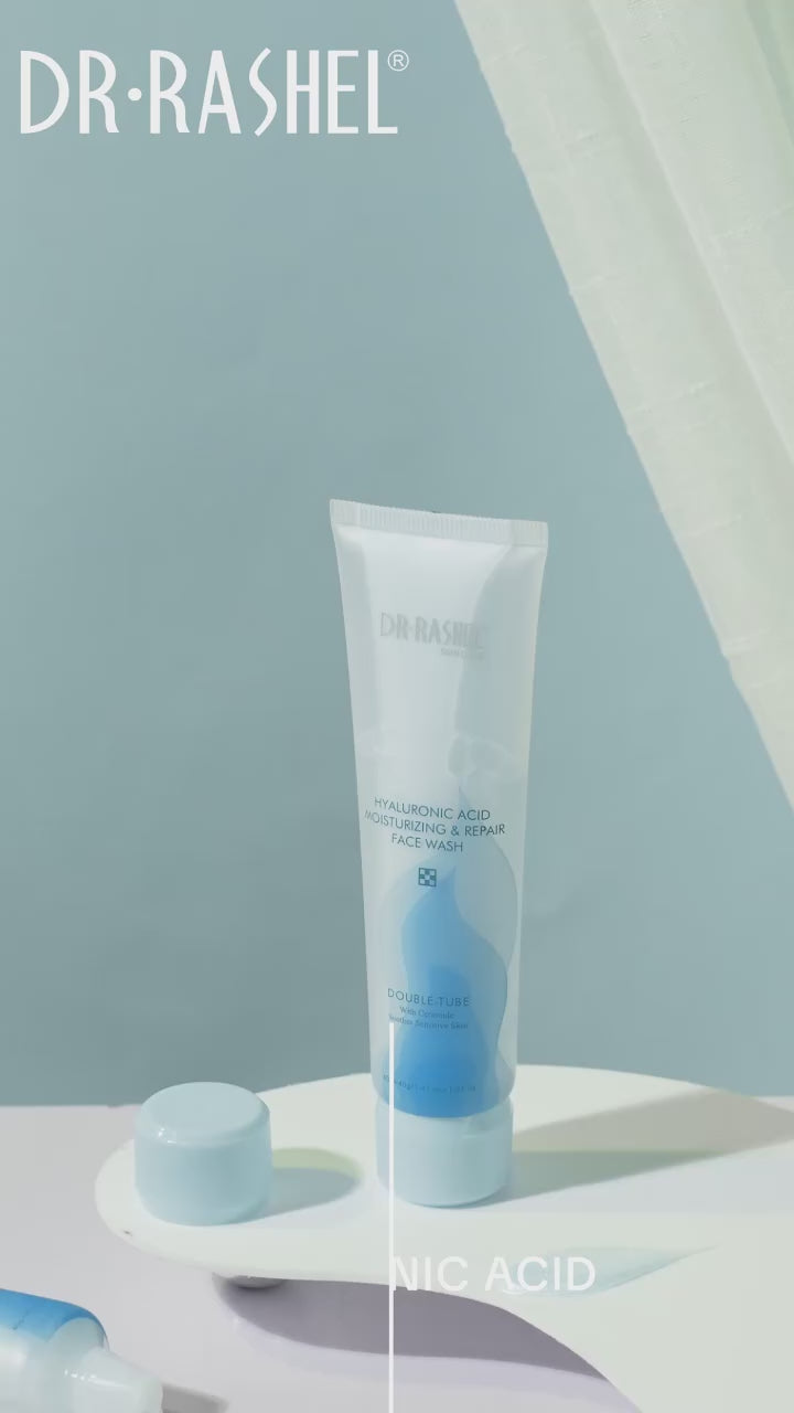 Dr.Rashel Double Tube Hyaluronic Acid Moisturising Face Wash - 40g+40g