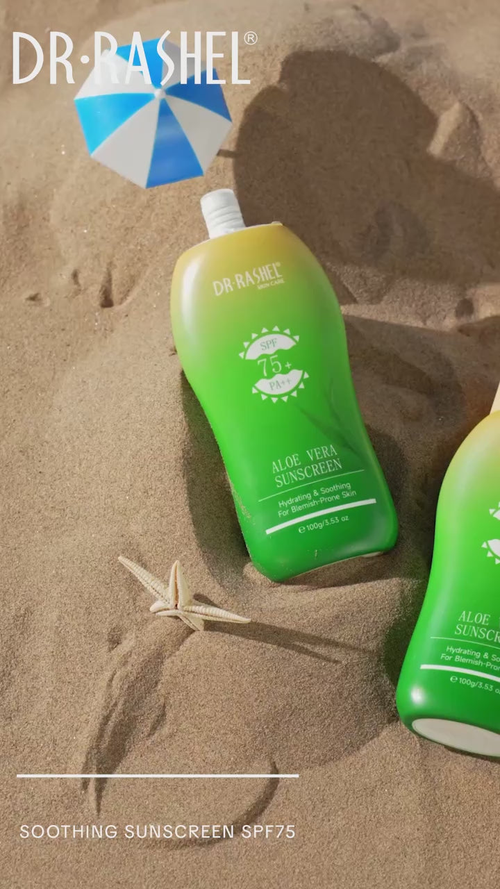 Dr.Rashel Aloe Vera Sunscreen SPF 75+ PA++ - 100g