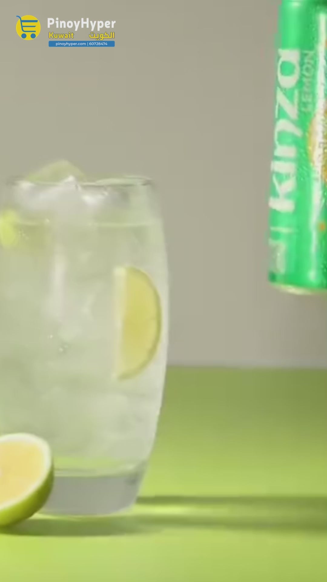 Kinza Lemon Carbonated Drink - 250ml
