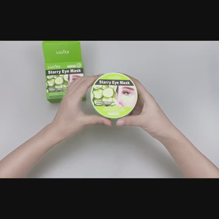 Sadoer Cucumber Collagen Starry Eye Mask - 80g (60Pcs)
