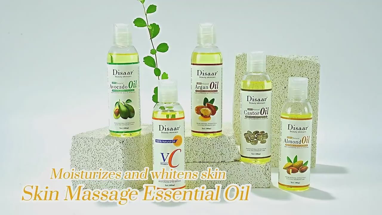 Disaar 100% Natural Vitamin C Body Massage Oil - 100ml