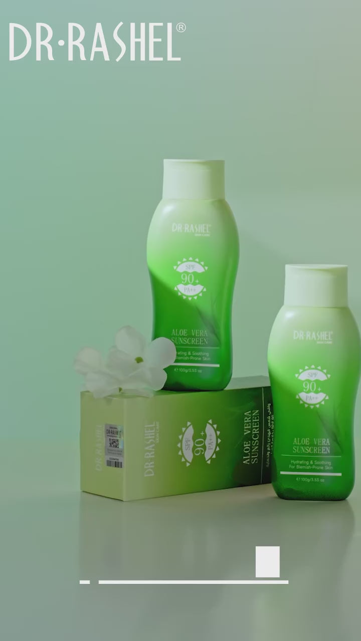 Dr.Rashel Aloe Vera Sunscreen SPF 90+ PA++ - 100g