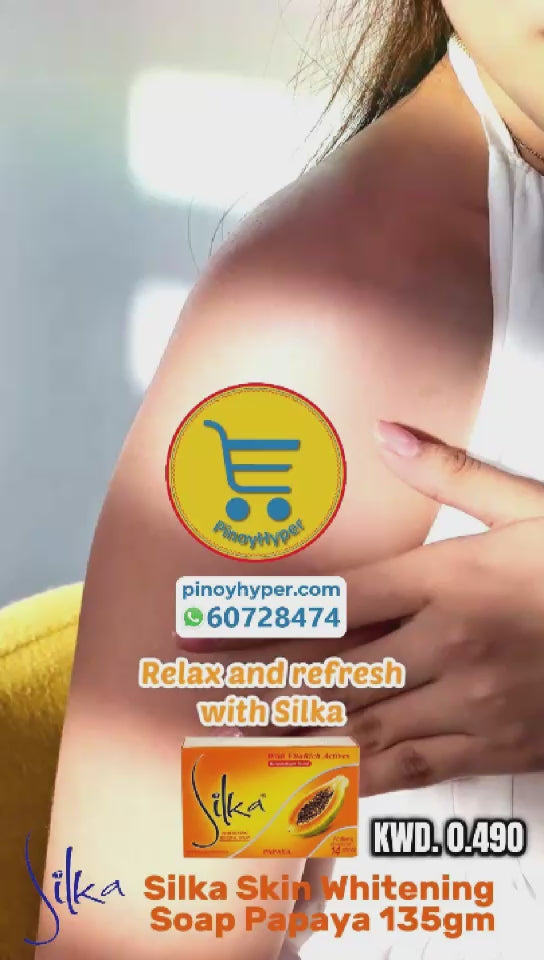 Silka Skin Whitening Soap Papaya 135gm