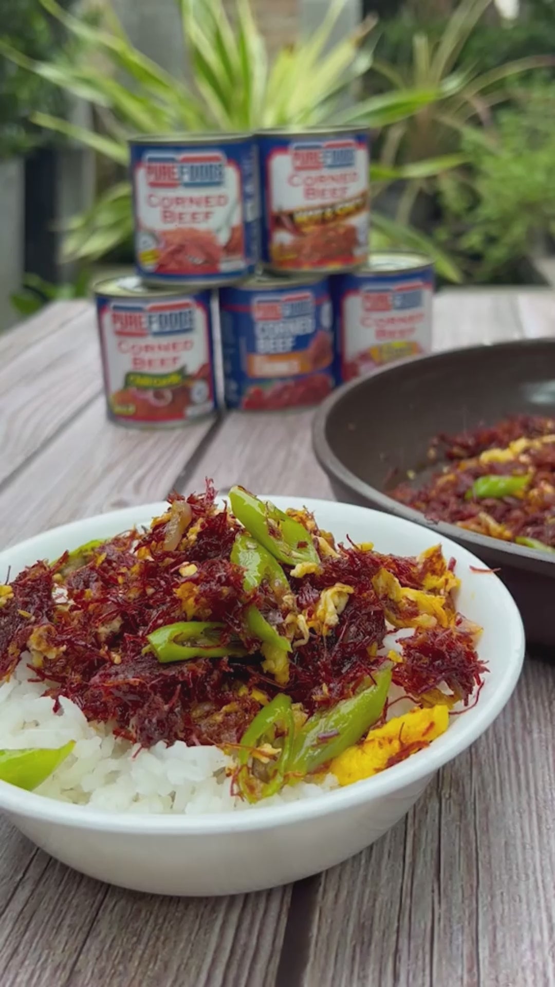Purefoods Corned Beef Hot & Spicy - 210g