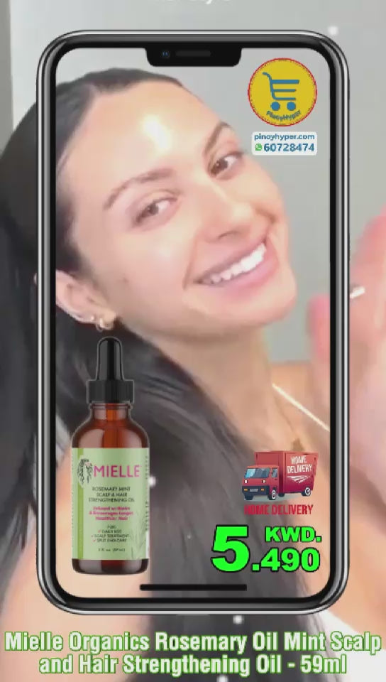 Mielle Organics Rosemary Oil Mint Scalp and Hair Strengthening Oil - 59ml
