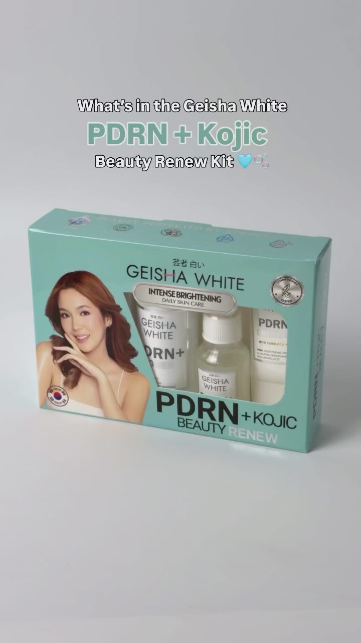 Geisha White Intense Brightening PDRN+ Kojic Facial Kit