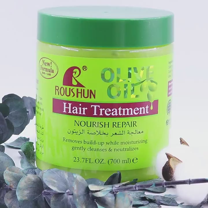 Roushun Olive Oil Nourish Repair Hair Care Mask - 500ml