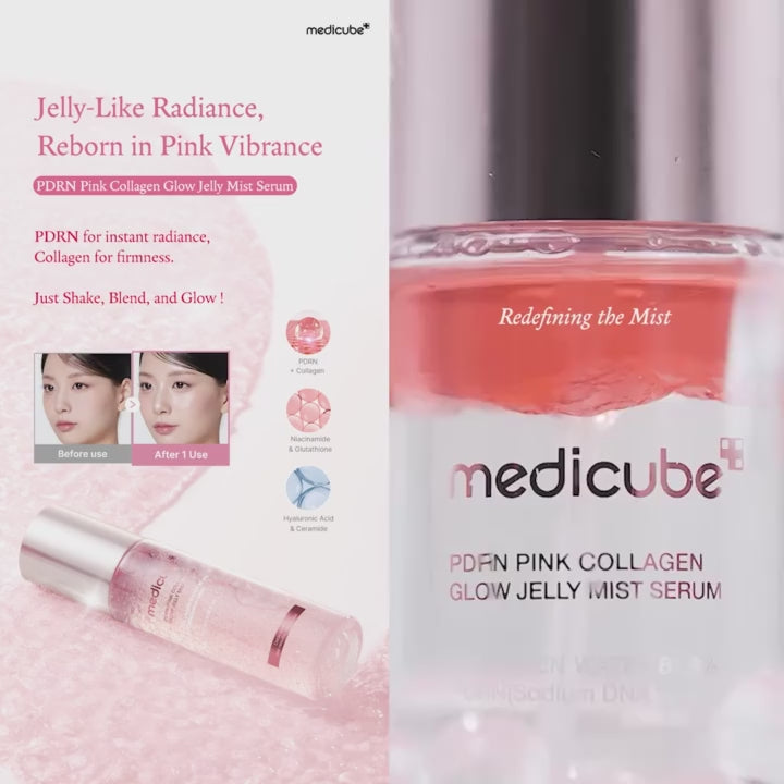 Medicube PDRN Pink Collagen Glow Jelly Mist Serum - 100ml