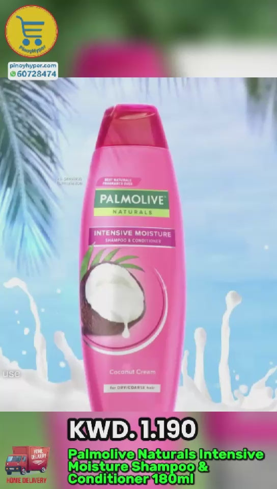 Palmolive Naturals Intensive Moisture Shampoo & Conditioner 180ml