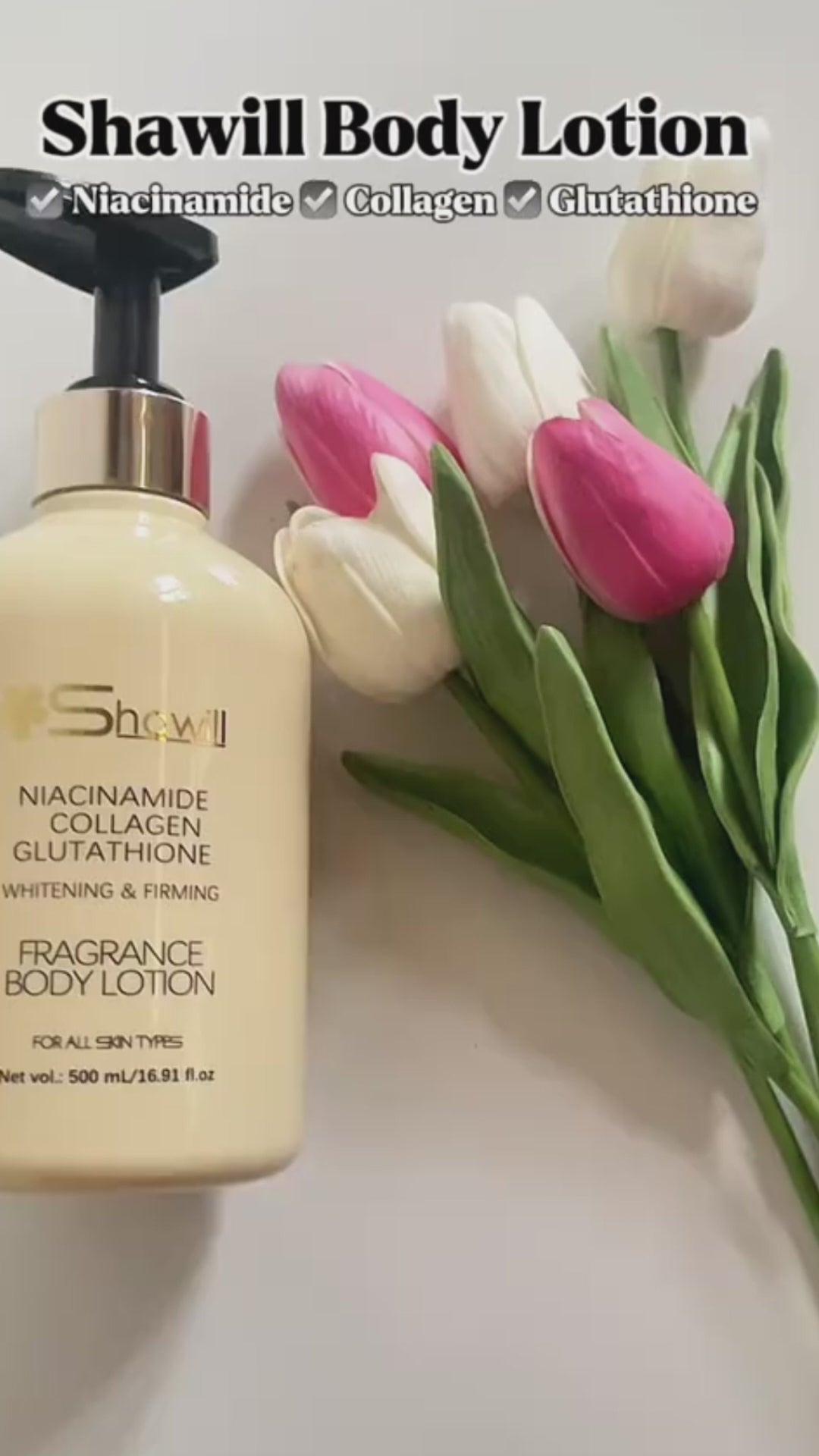 Shawill Niacinamide Collagen Glutathione Body Lotion - 500ml