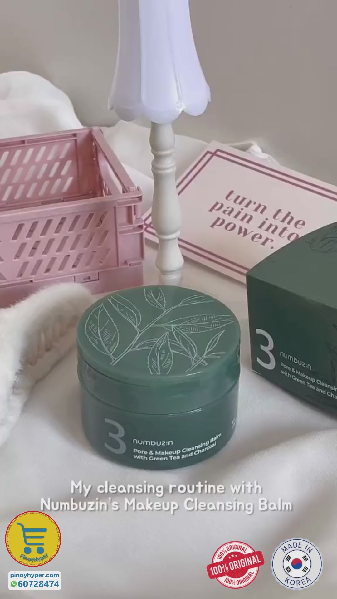 Numbuzin No.3 Skin Softening Mask-Cleansing Balm - 85g