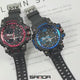 SANDA Unisex Analog-Digital Sports LED Watch - #3353