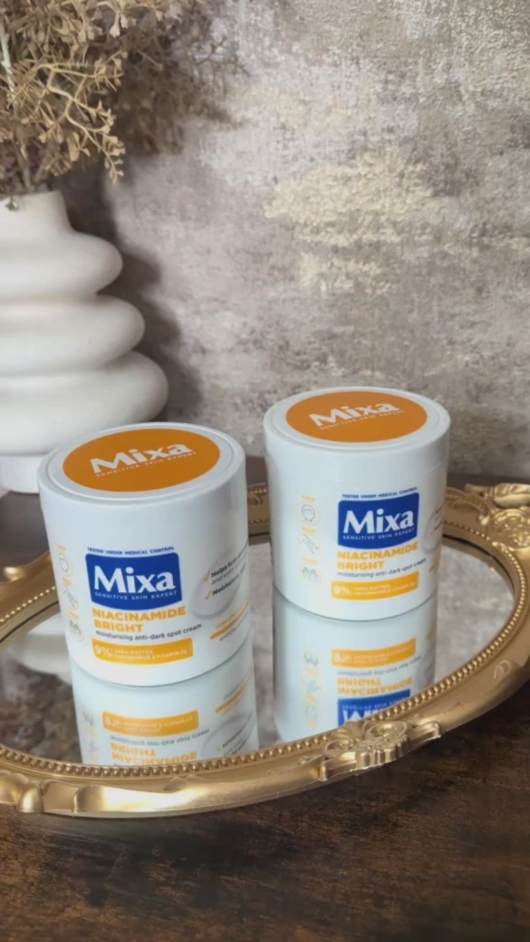 Mixa Niacinamide Bright Moisturizing Cream - 400ml