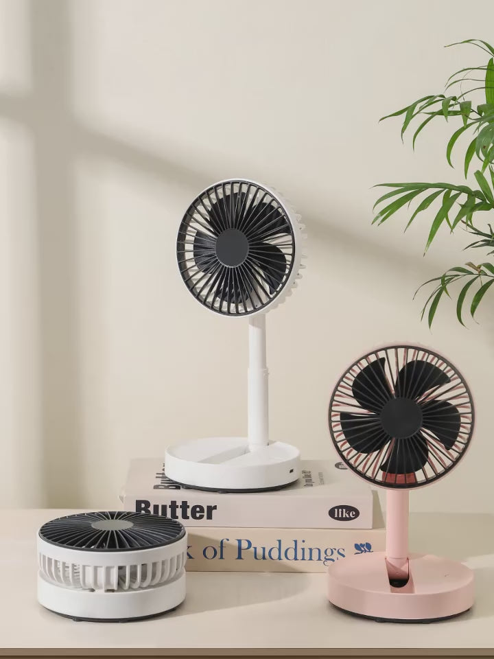 Portable Telescopic Folding Fan - HR6583