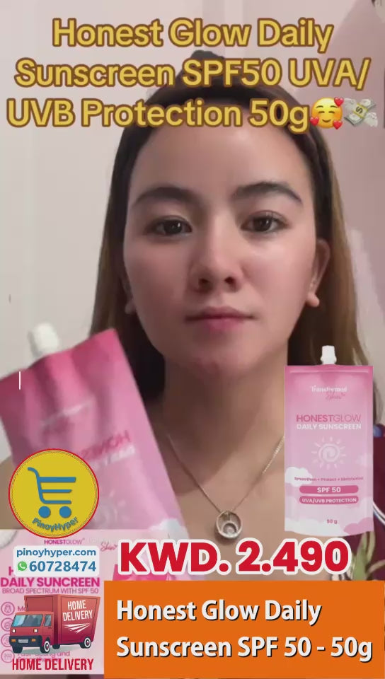 Honest Glow Daily Sunscreen SPF 50 - 50g