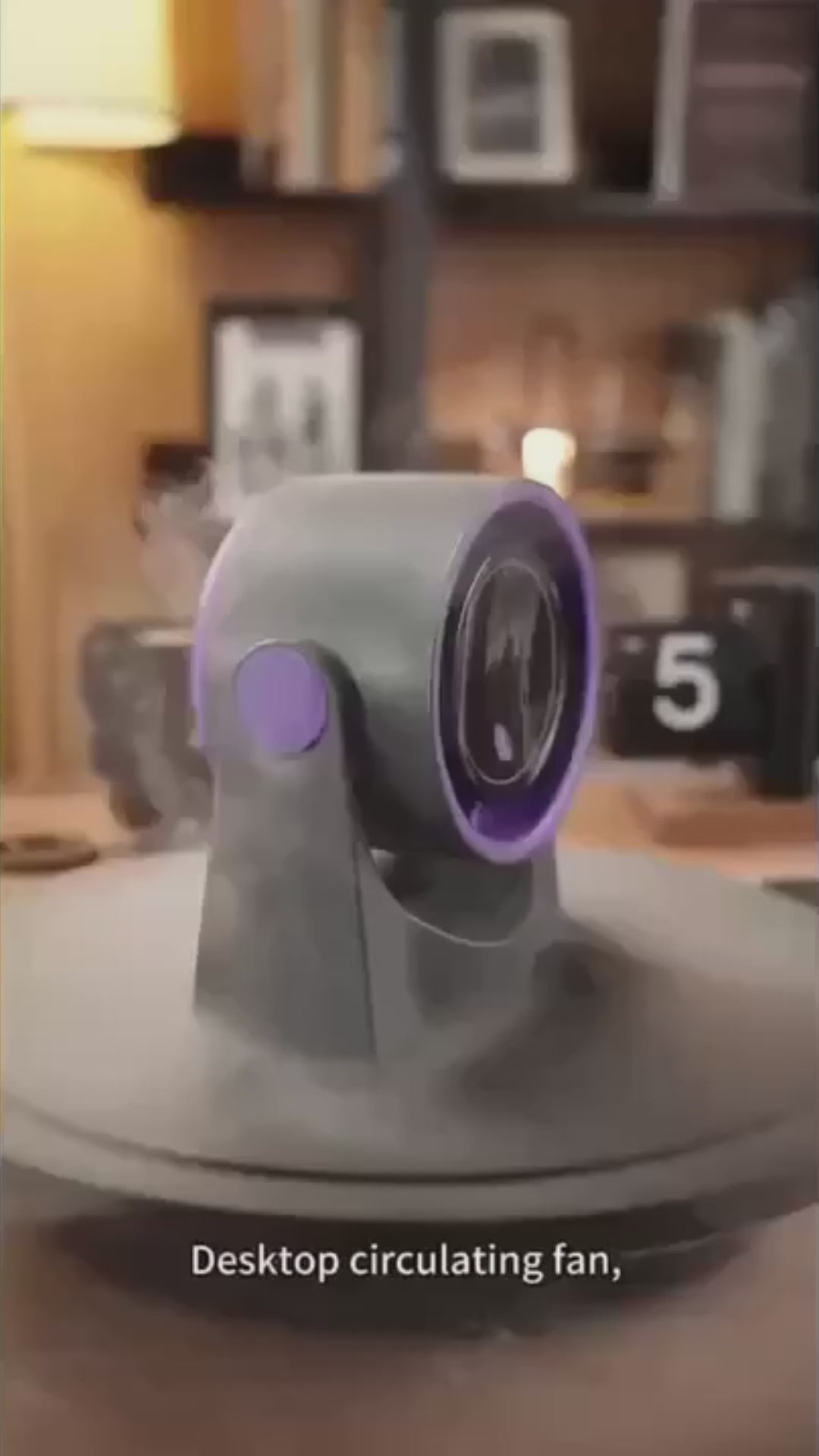 Portable Digital Display High Speed Desktop Fan