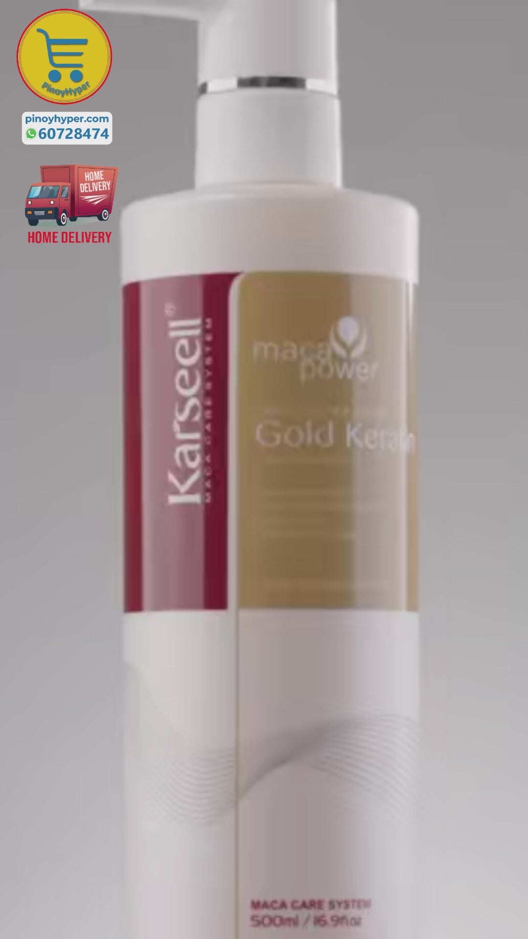 Karseell Maca Power Gold Keratin Hair Care - 500ml
