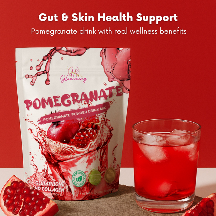 Glowming Pomegranate Powder Drink Mix - 10 Sachets x 20g