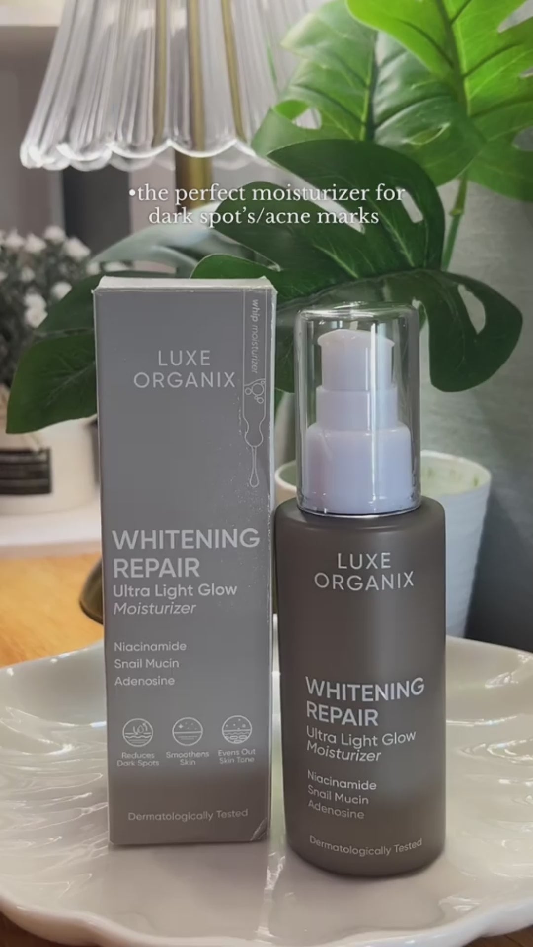 Luxe Organix Brightening Repair Ultra Light Glow Moisturizer - 80ml
