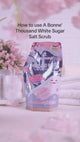 A Bonne Rose & Sakura Thousand White Sugar Salt Scrub - 350g