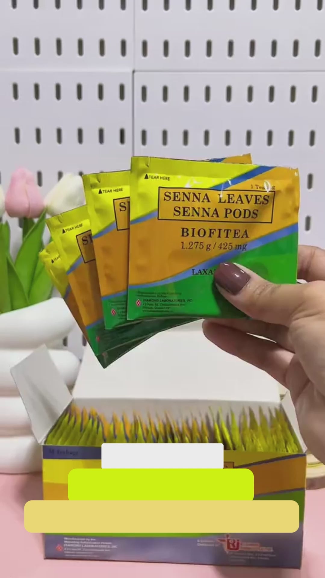 Senna Leaves Herbal Biofit Tea  - 30 Teabags