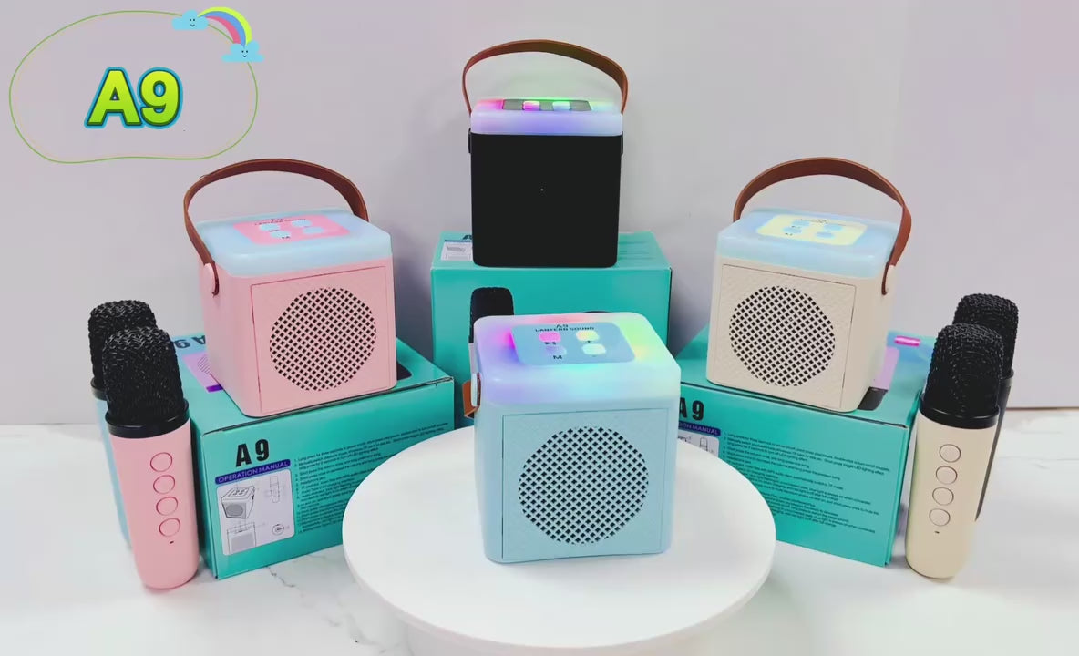 RGB Portable Karaoke Speaker With Microphone - A9