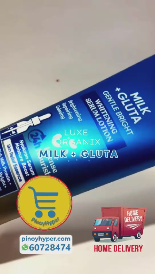 Luxe Organix Milk + Gluta Gentle Bright Serum Lotion - 350ml