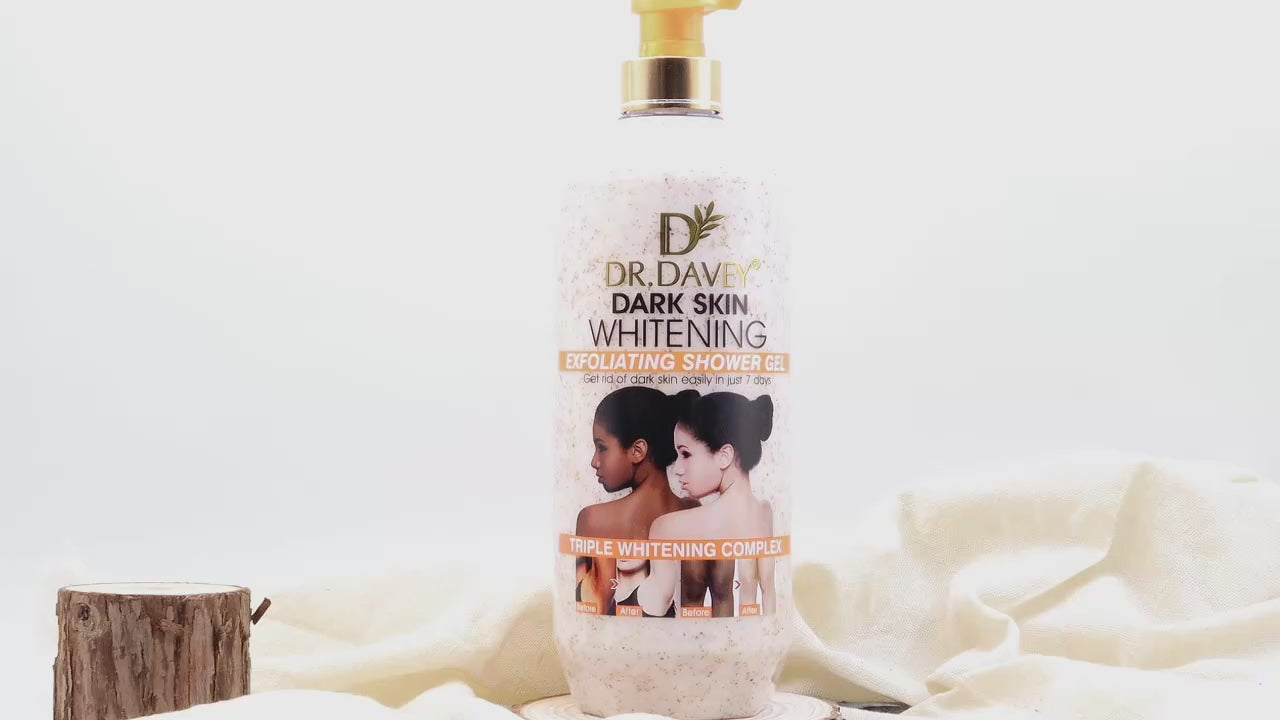 Dr. Davey Dark Skin Brightening Exfoliating Shower Gel - 1000ml