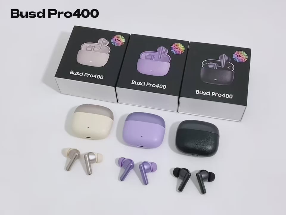 سماعات أذن لاسلكية جديدة بملمس مميز Busd Pro400