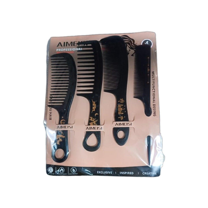 Professional Comb Set - 4 Pcs (P404B) - Pinoyhyper